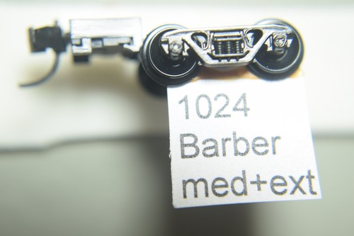 3 de 1024 Auténticos MICRO-TRENES CALIDAD EE. UU. BARBERO R.B. Camiones con MED+EXT ext | Zustand: New