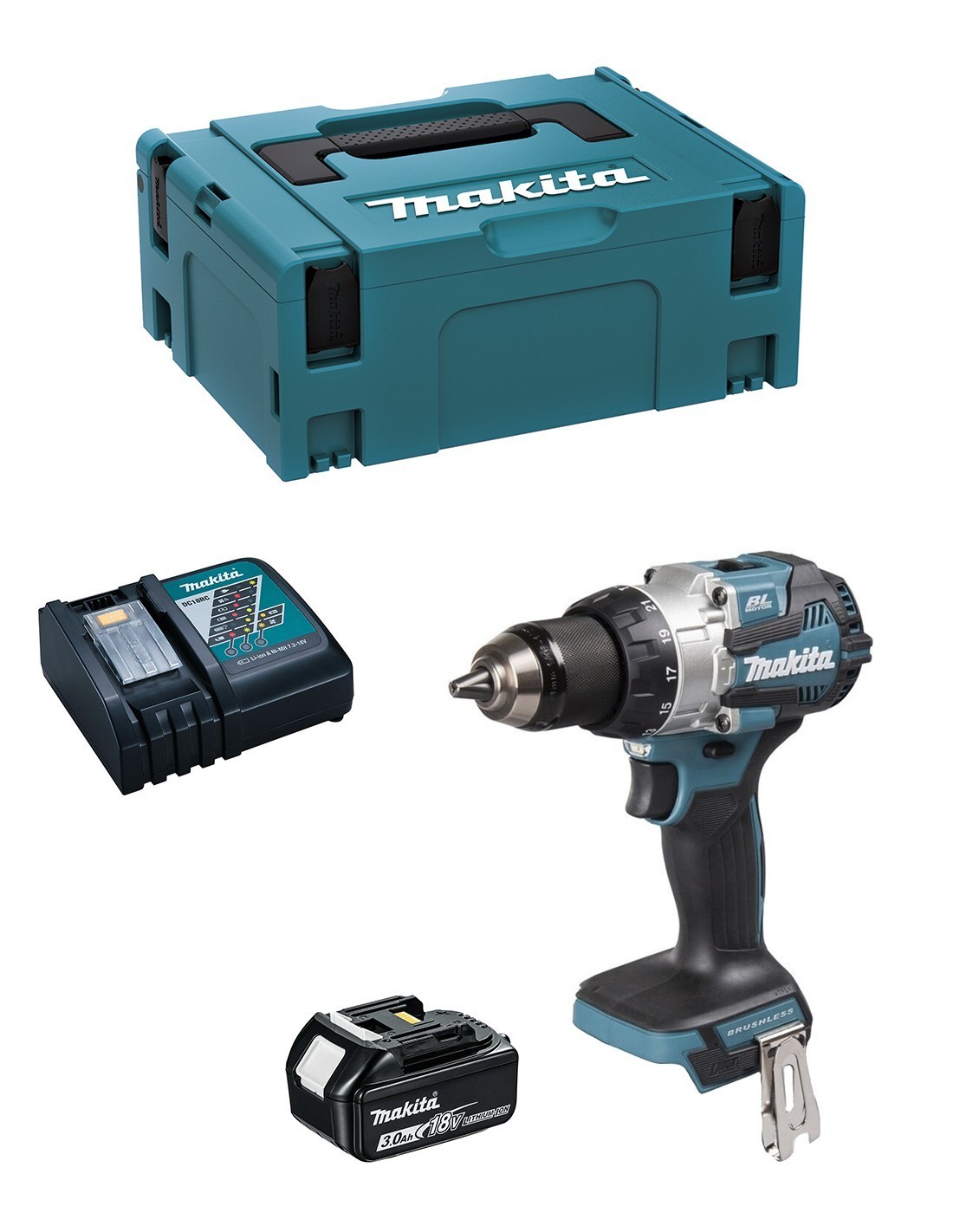 Trapano Avvitatore Makita DHP492 18V 141Nm