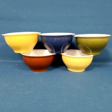 Over & Back 5 Pc Soup/Cereal Bowls