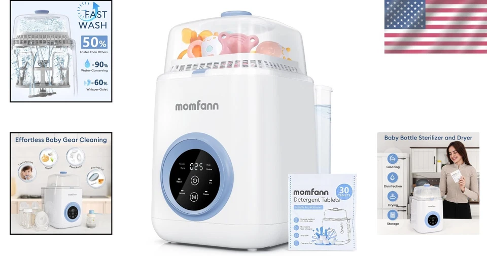 Baby Bottle Sterilizer with 9 Cleaning Modes - Image 2 of 4