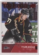 2021-22 Upper Deck AHL Star Rookies Exclusives 55/100 Tyler Angle #107 5yy