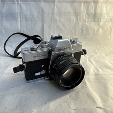Minolta SRT 201 35mm Film Camera, Strap w/50mm f1.7 Rokkor X Lens - Tested