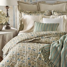New Ralph Lauren CONSTANTINA CASSANDRA Cream Multi Floral Duvet Cover - King