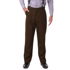 Steampunk Cosplay Costume Classic Victorian Men's Pants Trousers Espresso