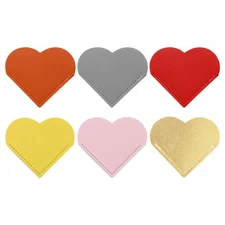 6pcs Corner Bookmark Cute Book Mark Paper Page Marker Clip 6 Colors