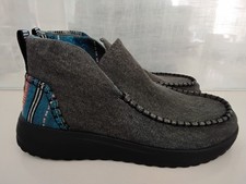 Hey Dude Shoes Women's Size 6 Black Denny Crafted Slip On Ankle Boot 402093-060