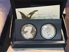 2012 American Eagle San Francisco Two-Coin Silver Proof Set in OGP