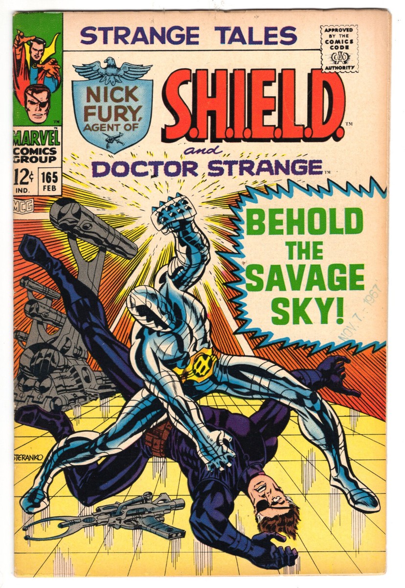 Strange Tales #165 Fine Plus 6.5 Nick Fury SHIELD Dr Strange
