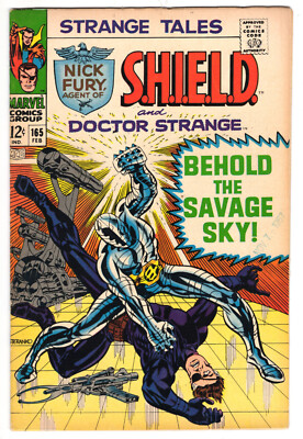 Nick Fury Steranko 1968年 Dr. Strange Strange Tales #167 ~Marvel Steranko Nick Fury SHIELD Doctor
