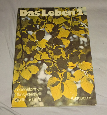 DAS LEBEN Band 2 Ausgabe E *Klett* 1978 Schulbuch GUTER ZUSTAND TOP