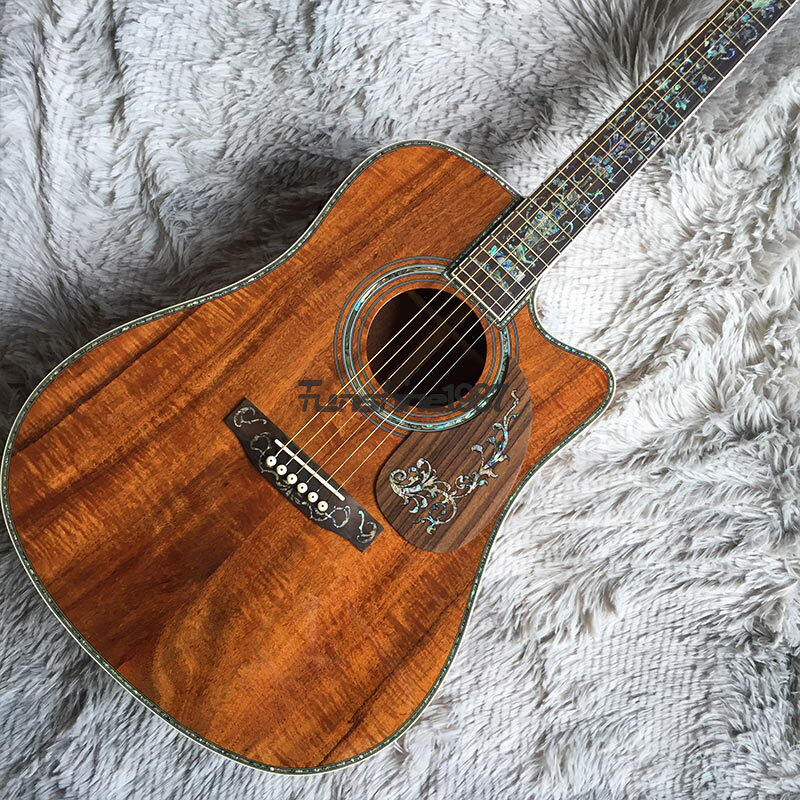 Custom Shop 6String Full KOA Acoustic Electric Guitar Custom Shop 6String Full KOA Acoustic Electric Guitar