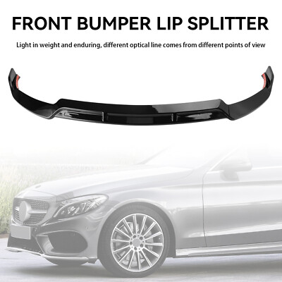 Front Spoiler Lippe Frontlippe für Mercedes C-Klasse W205 C205 19-21 Brabus