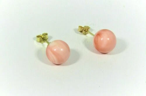 Orecchini di lusso rosa di corallo