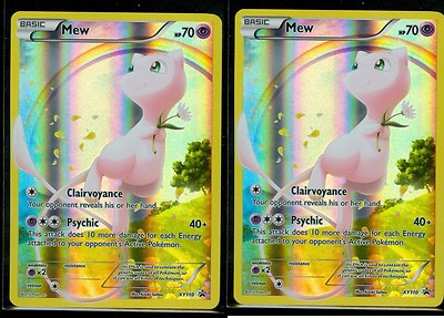 Mew Mythical Collection X 4 FULL ART Promo XY110 GENERATIONS