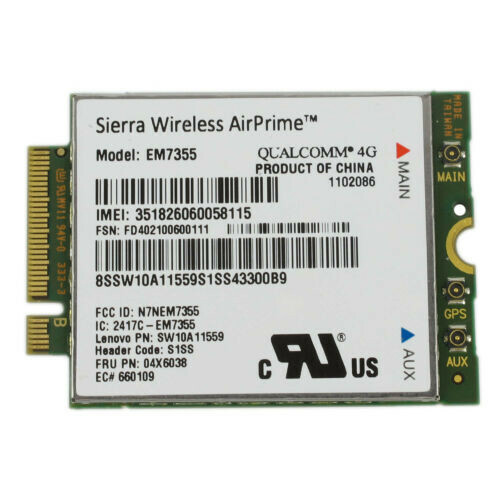 Sierra Wireless AirPrime | EM7355 | Panasonic Toughbook CF-31 MK5