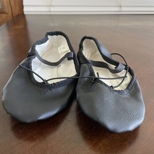 BLACK BALLET Slippers Stretch Instep Child Size 13 NWOB