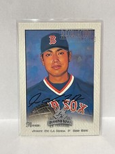 2002 Diamond Kings Recollection Collection Autograph JORGE DE LA ROSA #'d/148
