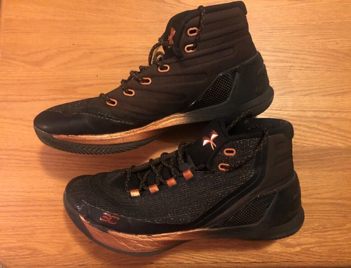 water Logisch Niet ingewikkeld Under Armour Steph Curry 3 Black/Copper/Brass 1299665-001 Sz 10 Excellent!  | eBay