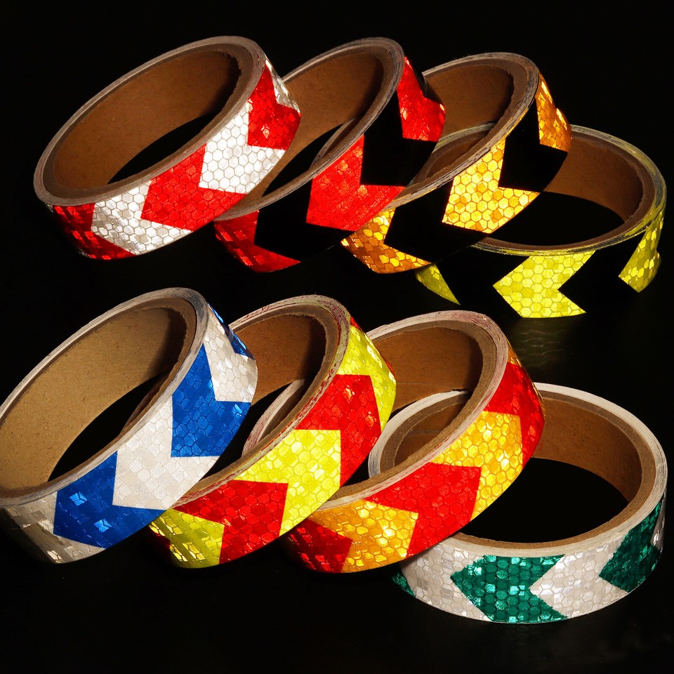 6 Reflektierende Armbänder - Sicherheitsbänder Für Nachtaktivitäten