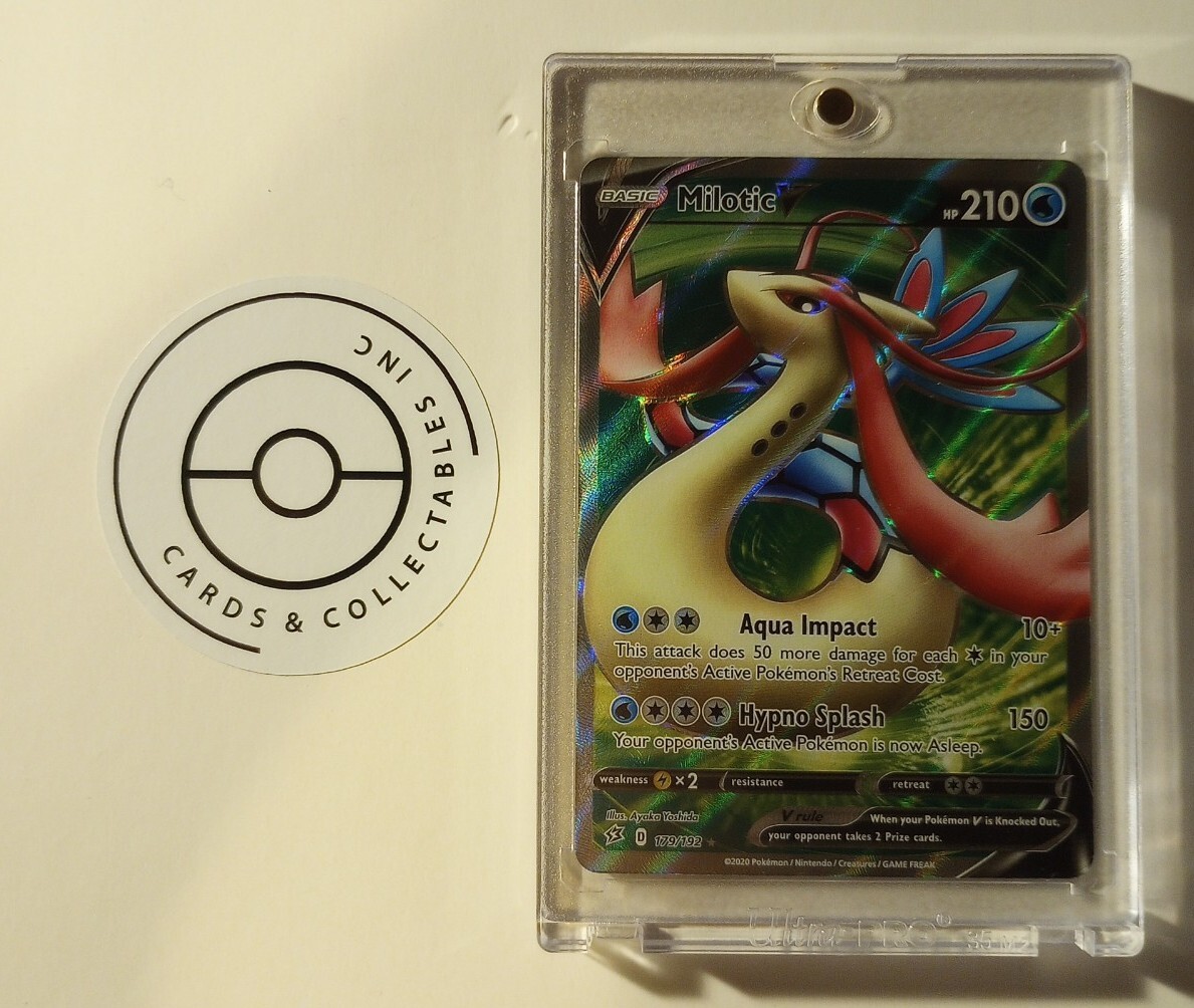 Pokémon TCG - Milotic V Rebel Clash (179/192) Holo Full Art NM/Mint!!! CLEAN!!!