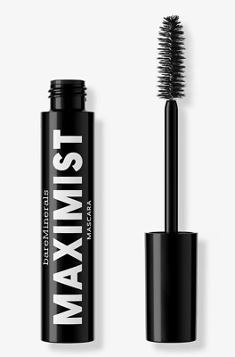 BareMinerals Maximist Phyto-Fiber Volumizing Mascara MAXIMUM BLACK Full Size 9ml