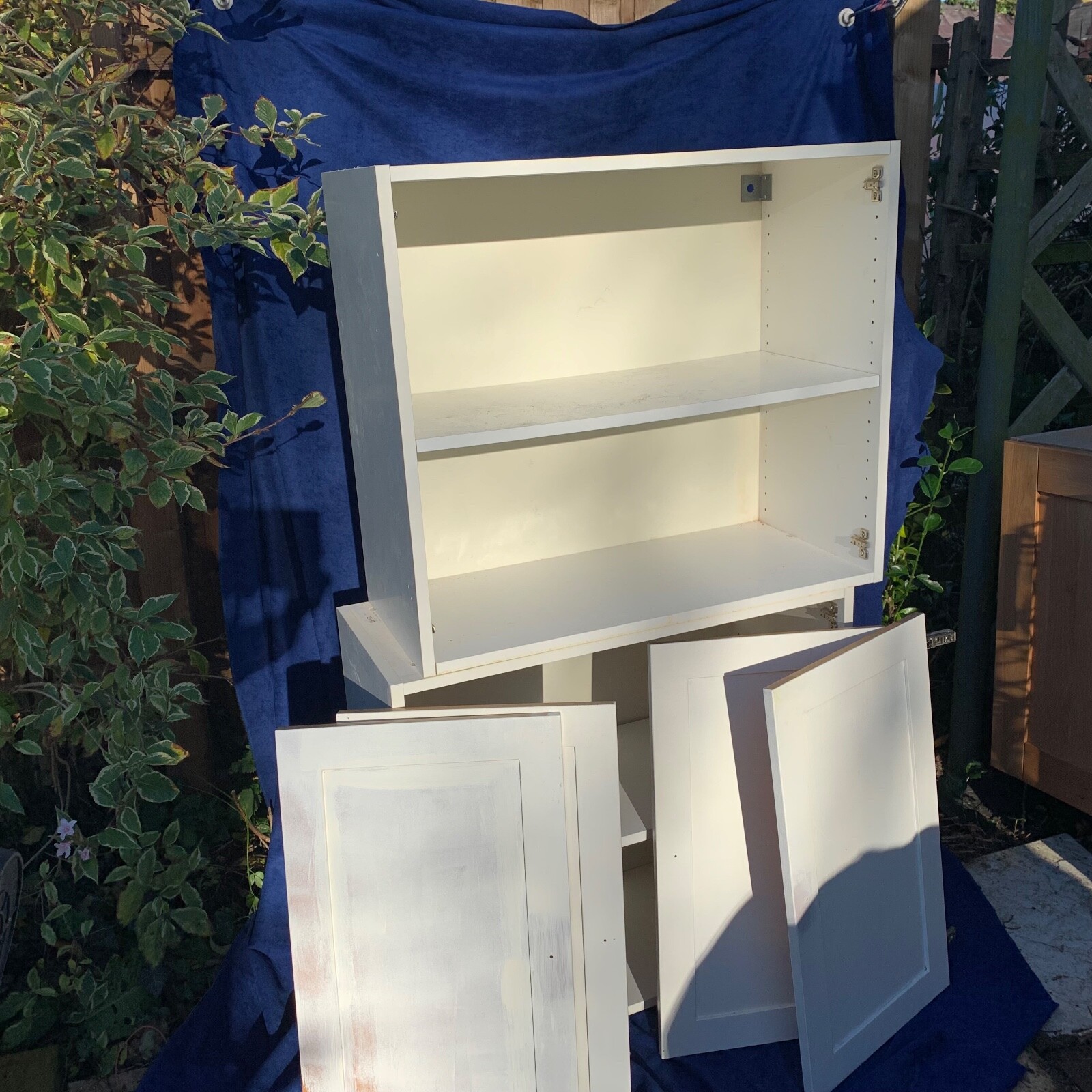 IKEA Faktum Kitchen Units X2 White 80w x 70h w 4 Doors