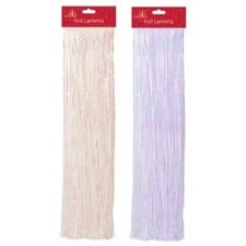 Christmas Iridescent Lametta Strands Tree Decoration - Choose Colour