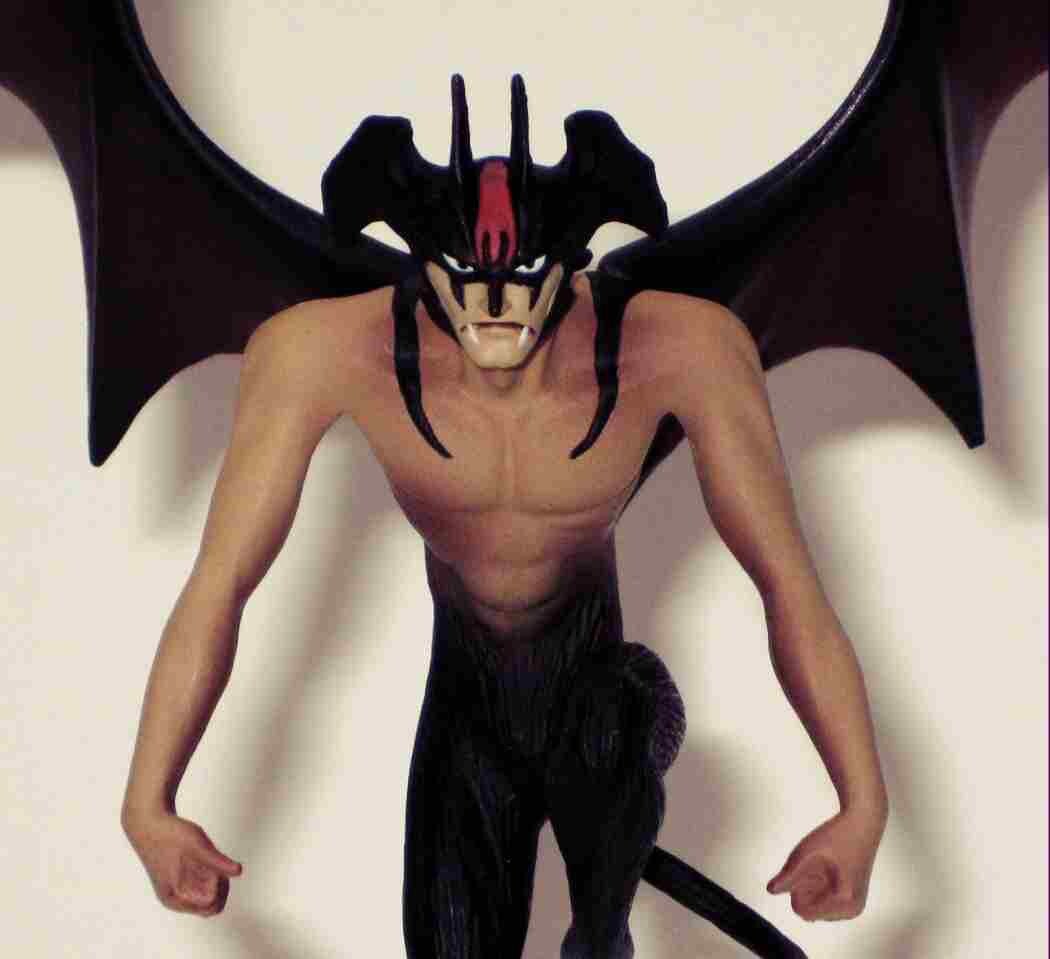 FURUTA japanese scary action anime DEVILMAN figure flying