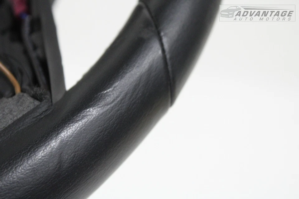 2017-2020 BMW G30 530I XDRIVE FRONT LEFT SIDE STEERING WHEEL BLACK LEATHER OEM - Image 4 of 4