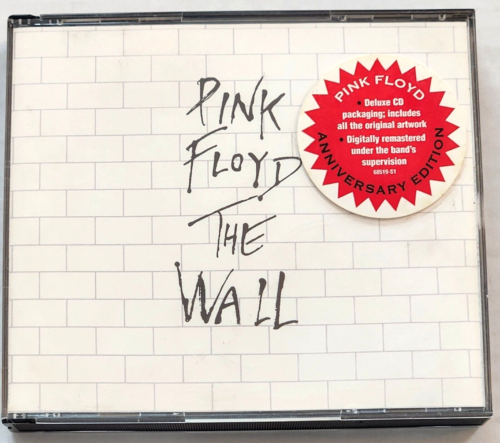 The Wall Pink Floyd 2 Disc Deluxe CD-Original Artwork-Digitally Remastered-Good - Picture 1 of 13