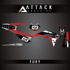 Attack Graphics Custom Fury Complete Bike Graphics Kit