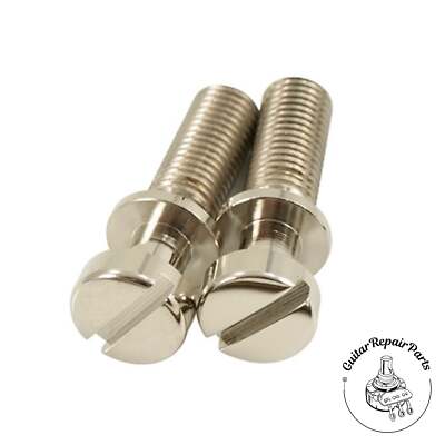 Kluson Stop Tailpiece Post Stud Set, Steel, Metric M8 Thread - Nickel