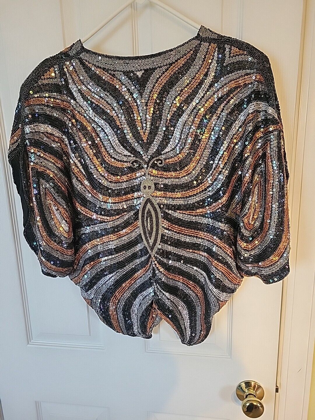 judith ann creations Sequin Top  Size M - image 5