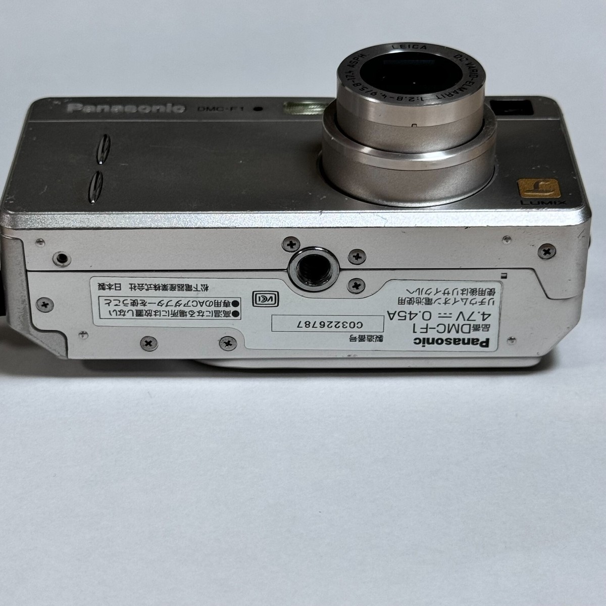 中古 Panasonic DMC-F1 コンパクトデジタルカメラ Panasonic Lumix DMC