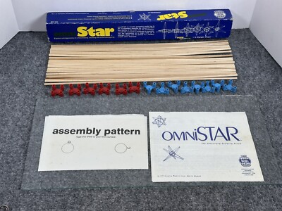 VTG Omni Star 3D Pulsating Puzzle Geometry 206 1975 Avionics Plastics Origami