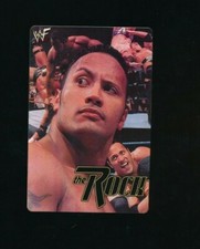 2000 WWF Wrestling vending sticker The Rock Dwayne Johnson 3x5 mint gradable