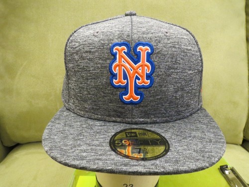 New Era NY Mets Gray Blend Fitted Hat 