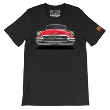 1955 Roadmaster The Legend Classic Car Men's T-shirts American Car Made in USA