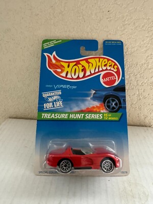 1996 hot wheels Schatzsuche Serie Dodge Viper Rt/10 Rot Limitierte Auflage L21