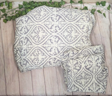 Ralph Lauren TAUPE Medallion Paisley King Duvet Cover WITH TWO KING SHAMS