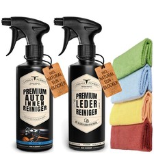 SPARSET Auto Innen Reiniger + Leder Reiniger + 4 Mikrofasertücher