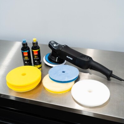 RUPES LHR21 ES Polisher Kit 2 | 5 Pads and 2 Polishes