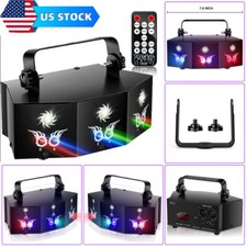 9-EYE LED Laser Light DMX Projector Strobe DJ Party Stage Effect Lights Remote