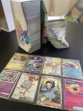 500 Pokemon Card Bulk Lot - Free , V's, EX's  foils - NO DUPLICATES