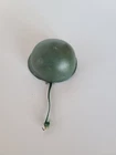 VINTAGE GI JOE 1960's HASBRO Japan GREEN COMBAT HELMET W/ CAMOUFLAGE FOLIAGE