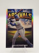 Topps Finest 2025 Arrivals Refractor Orelvis Martinez Blue Jays #A-23
