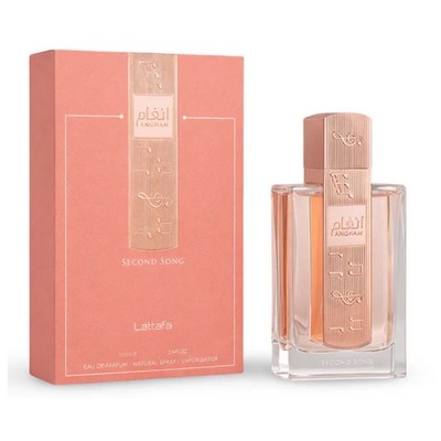 Lattafa Angham SECOND SONG 3.4 oz / 100 ml Eau De Parfum Spray for Unisex
