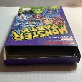 Monster Party Nintendo NES Game Box - Excellent Condition- No Game Or Manual