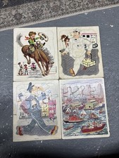 Vintage 1950s Playskool Cardboard Puzzles Lot of 4