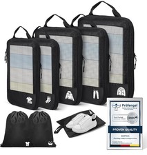 Compression Packing Cubes for Suitcases, Ultralight 8 Set Packing Cubes